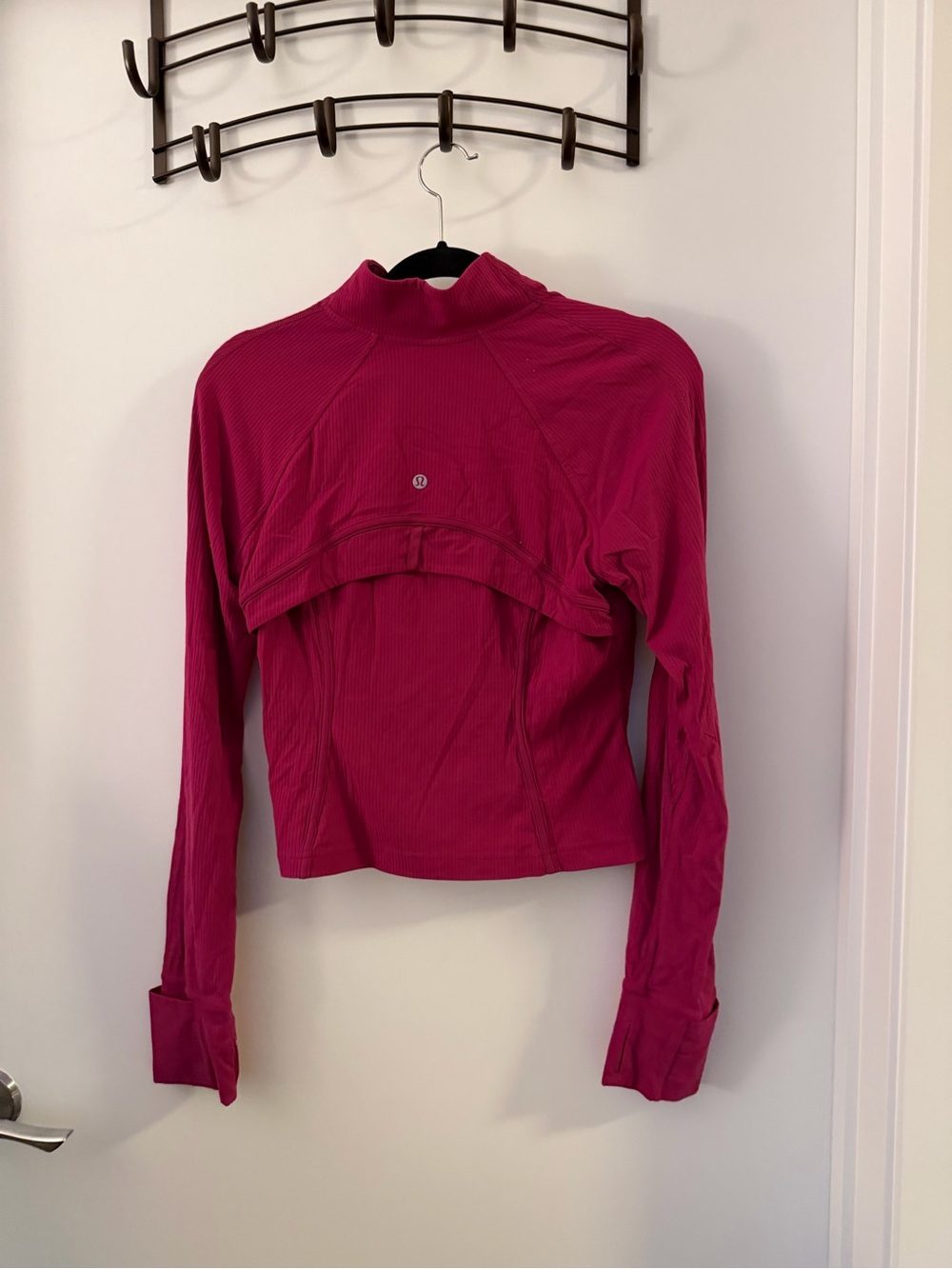 lululemon athletica Raspberry Rave Define Cropped Ribbed Jacket - Picture 3 of 3